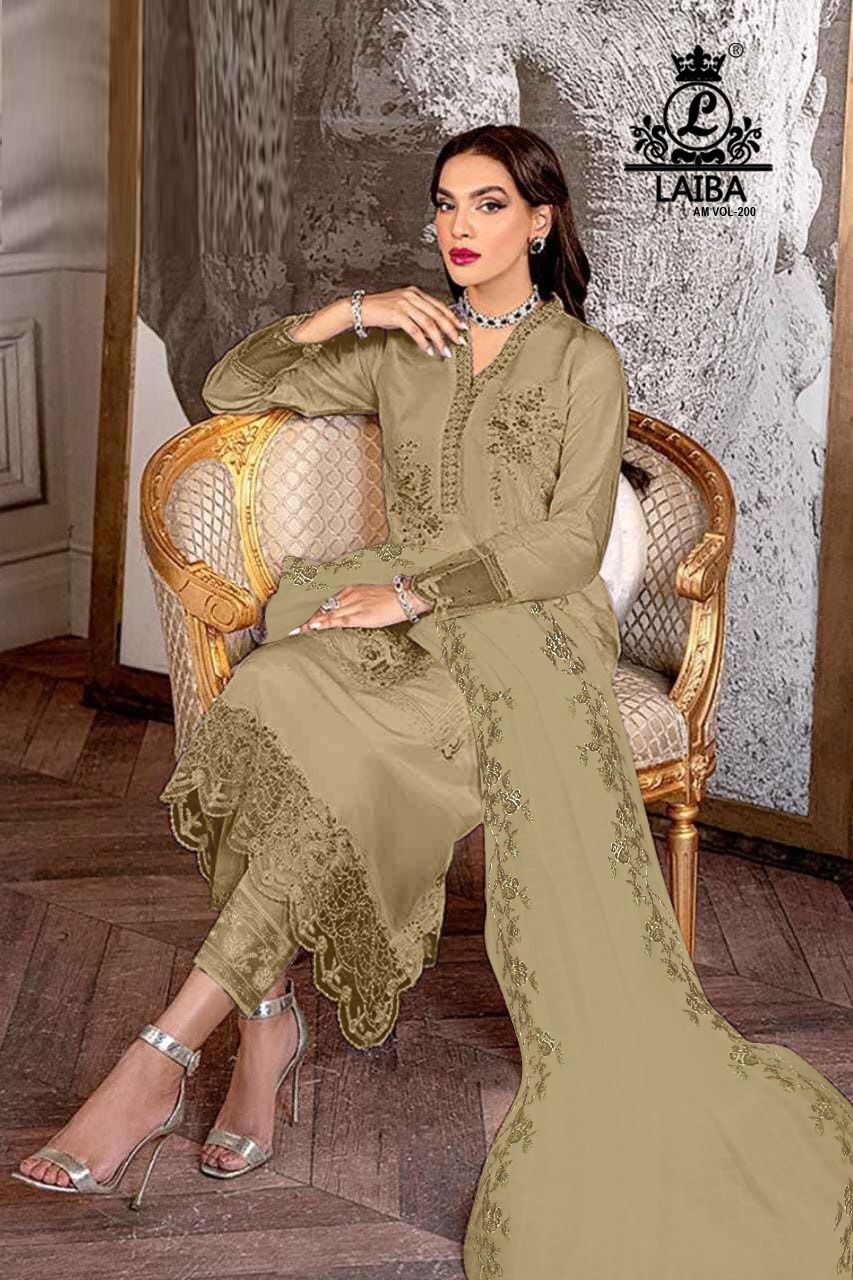 Laiba Am Vol 200 Readymade Pakistani Suits Catalog
